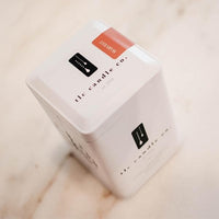 pumpkin spice candle in tin - TLC Candle Co.